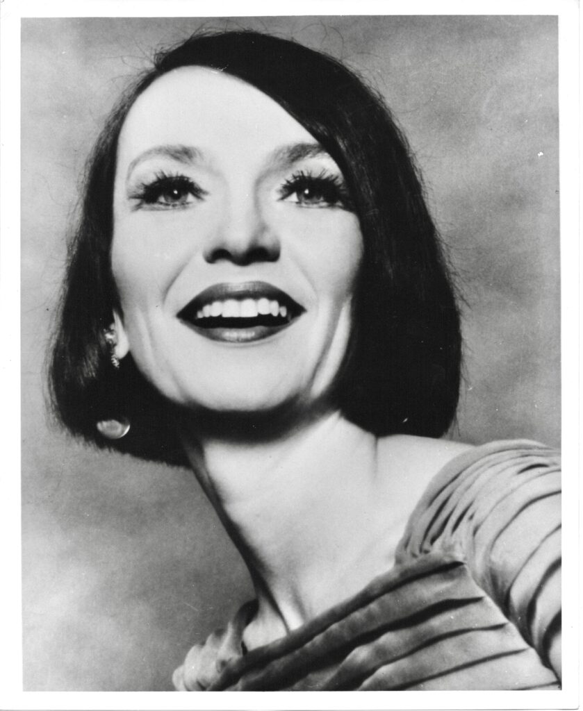Gorgeous publicity photo of Helen Gallagher, smiling, closeup from ‘No No Nanette’ b&w 8x10